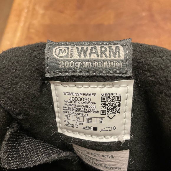 Like New Merrell WP/Insulated Approach Boots Size 8 - Picture 8 of 9